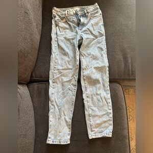 Garage Light Blue Mom Jeans